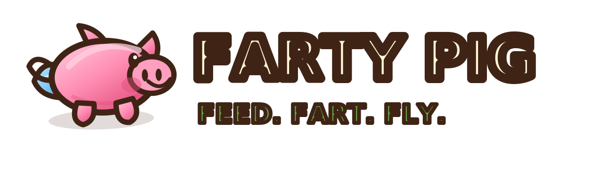 Farty Pig - Feed. Fart. Fly.